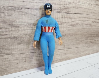 Vintage 1973 Mego Captain America Action Figure