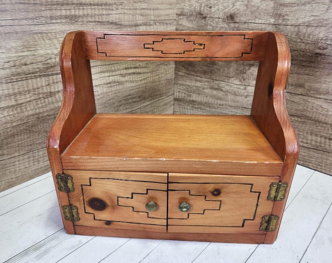 Wooden Shelf Storage Drawer, Box, Vintage, Decoration, Cabinet, Kitchen ...