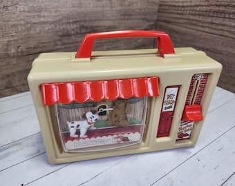 Vintage 1986 Pound Puppies Pet Shop Music Box