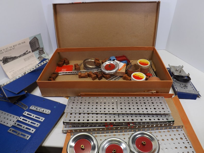Vintage Erector Set No 4 1/2 in Cardboard Box - Etsy