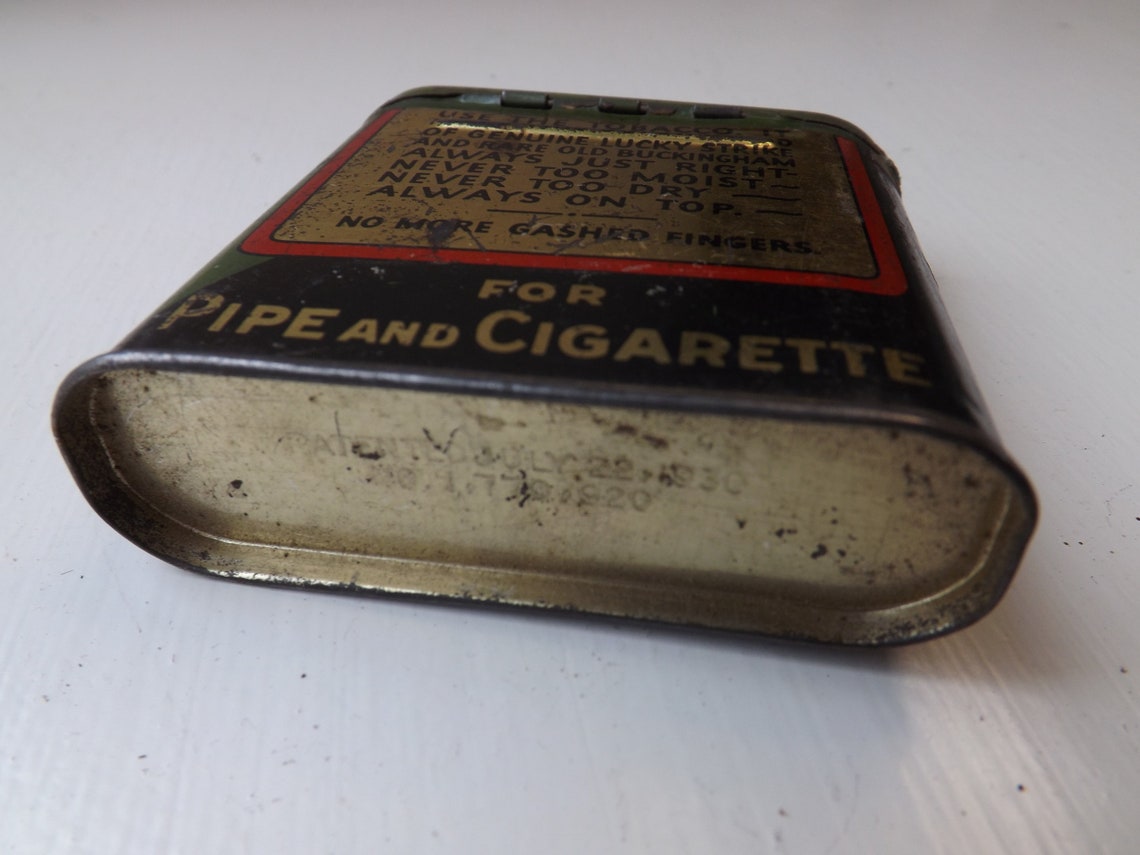 Half and Half Pipe Tobacco Tin Vintage Smoking Bar Decor Etsy