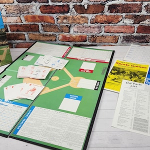 Baseball Strategy Game 814, 1977 vintage, board game, decor game room, den, sports sport, retro, Avalon Hill, base ball, Sports Illustrated