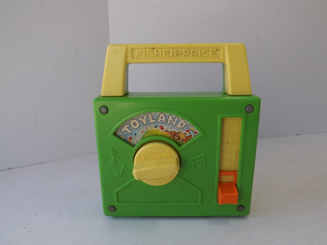 Fisher Price Toyland Radio, Vintage, 1983, Toy, Playroom, Toys, Old ...