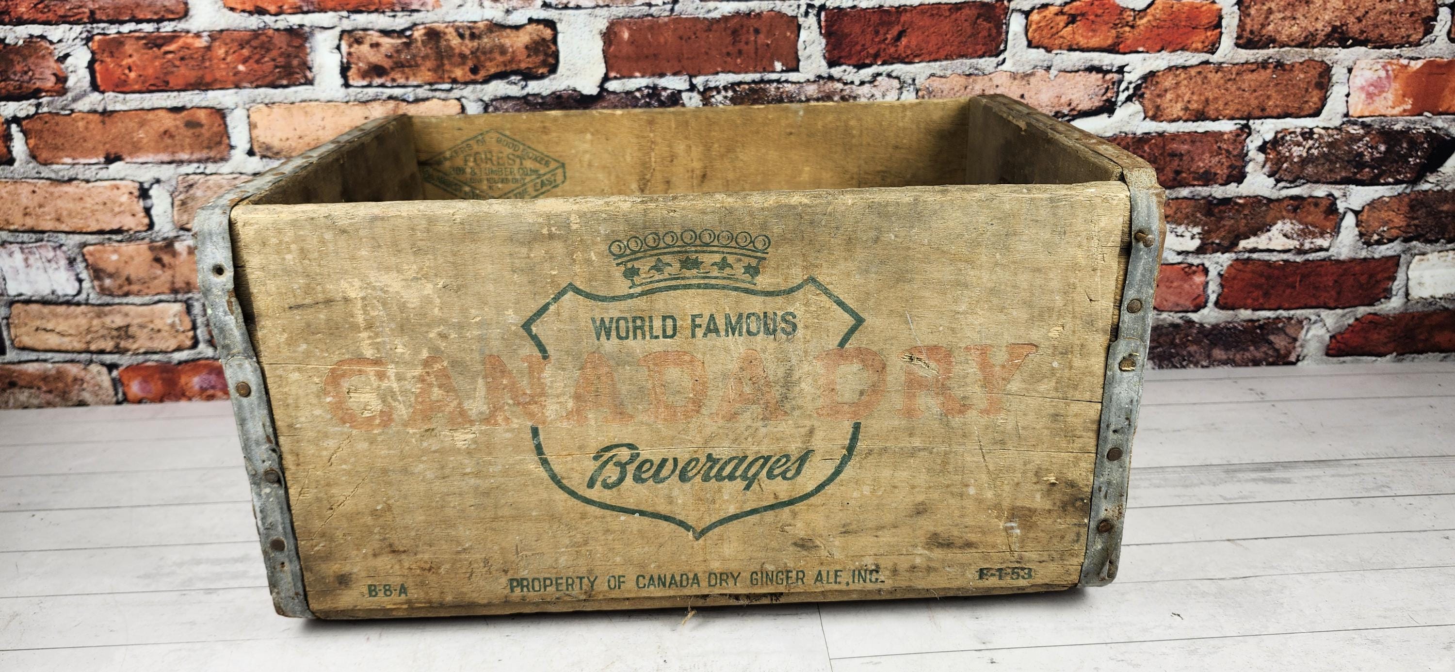 Canada Dry Crate - Etsy