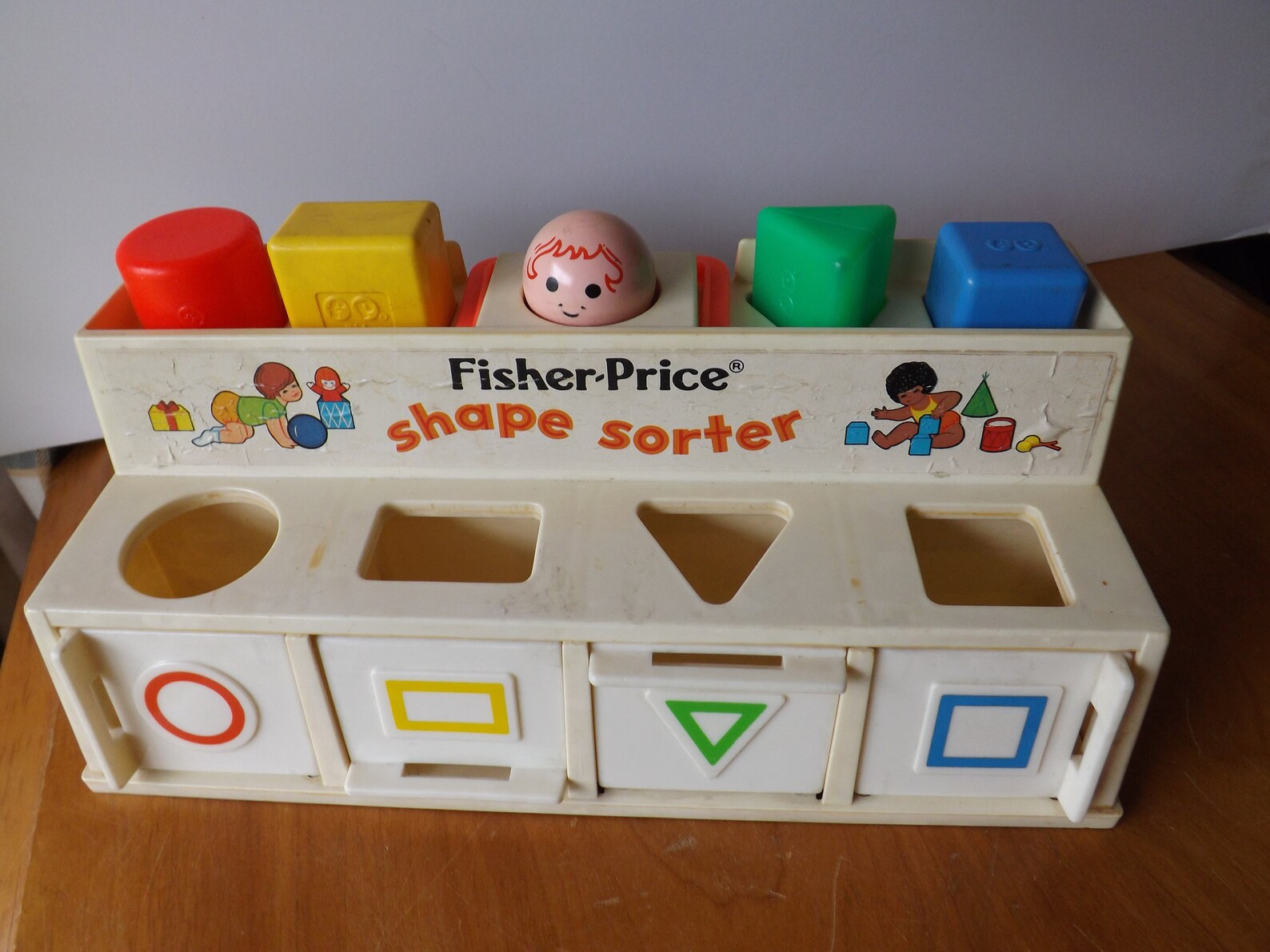 Fisher Price Shape Sorter vintage 1974 toy playroom toys Etsy