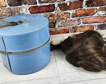 60s Turquoise Storage Box for Wigs - Groovy 1960s Green  display picture 3