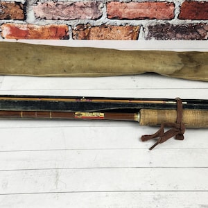Antique Bamboo Fishing Rod - Etsy