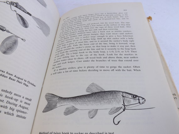 Complete Fresh Water Fishing by Parsons, Vintage Retro, Book
