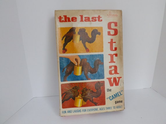 The Last Straw The Camel Game Vintage Board Game Boardgame Etsy The Last Straw The Camel Game Vintage Board Game Boardgame Etsy