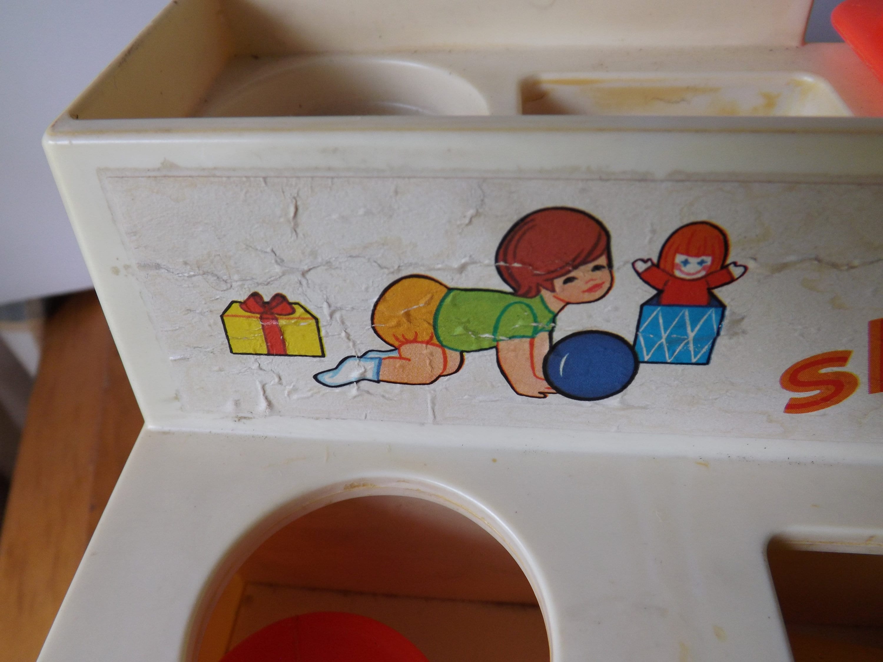 Fisher Price Shape Sorter vintage 1974 toy playroom toys Etsy