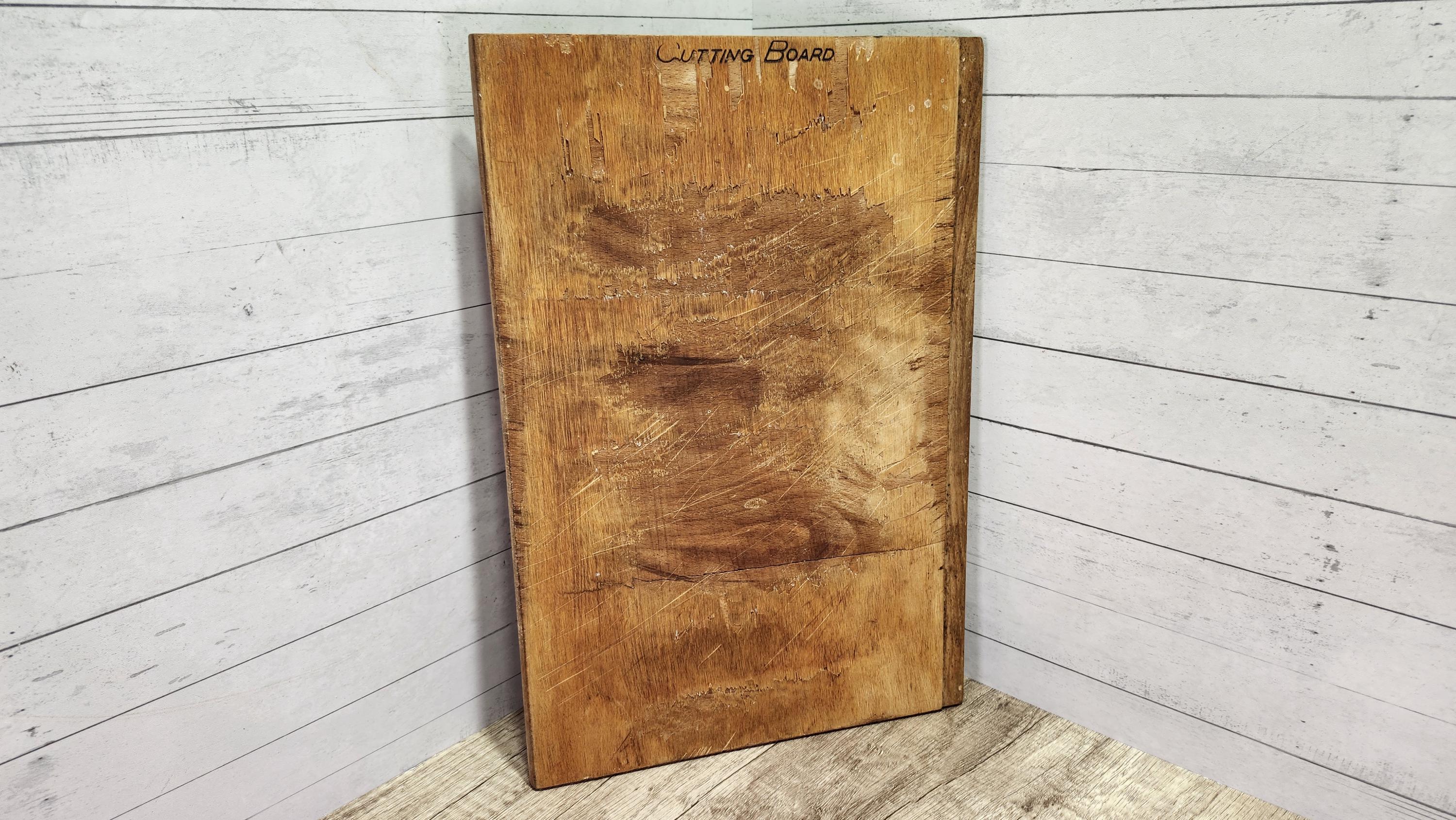 Rustic Wooden Platform Stand: Distressed Farmhouse Kitchen Decor