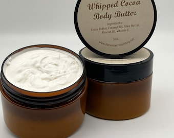 Manteca corporal batida de manteca de cacao - 3 oz.