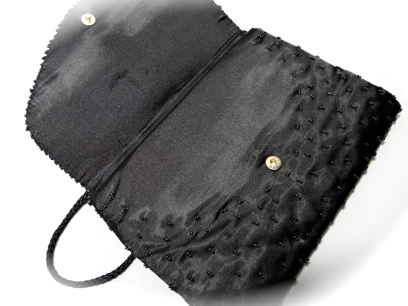 La Regale Black Beaded Purse Vintage Evening Bags VH-121 - Etsy