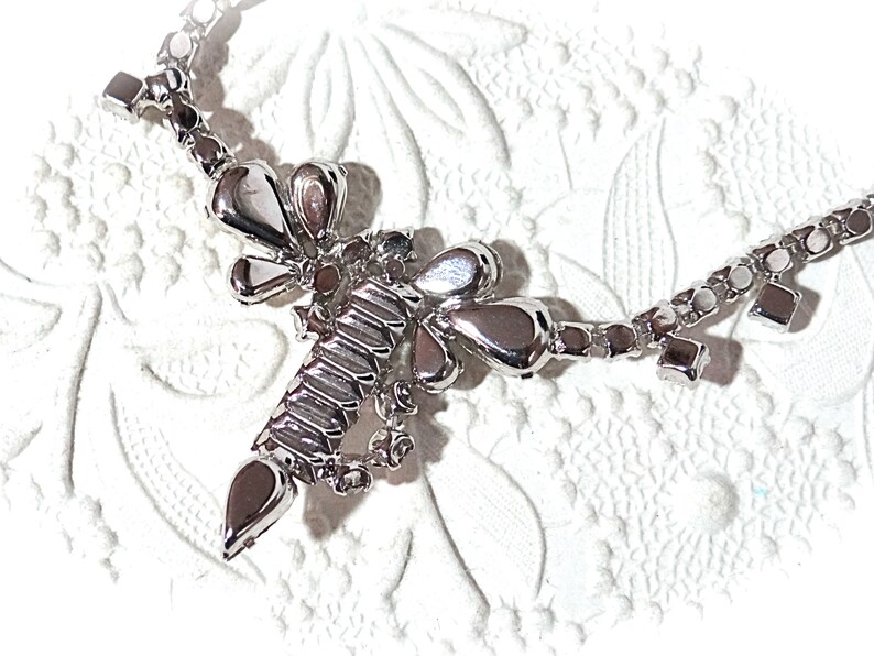 Vintage Rhinestone Necklace Duane Collectible Rhinestone Etsy