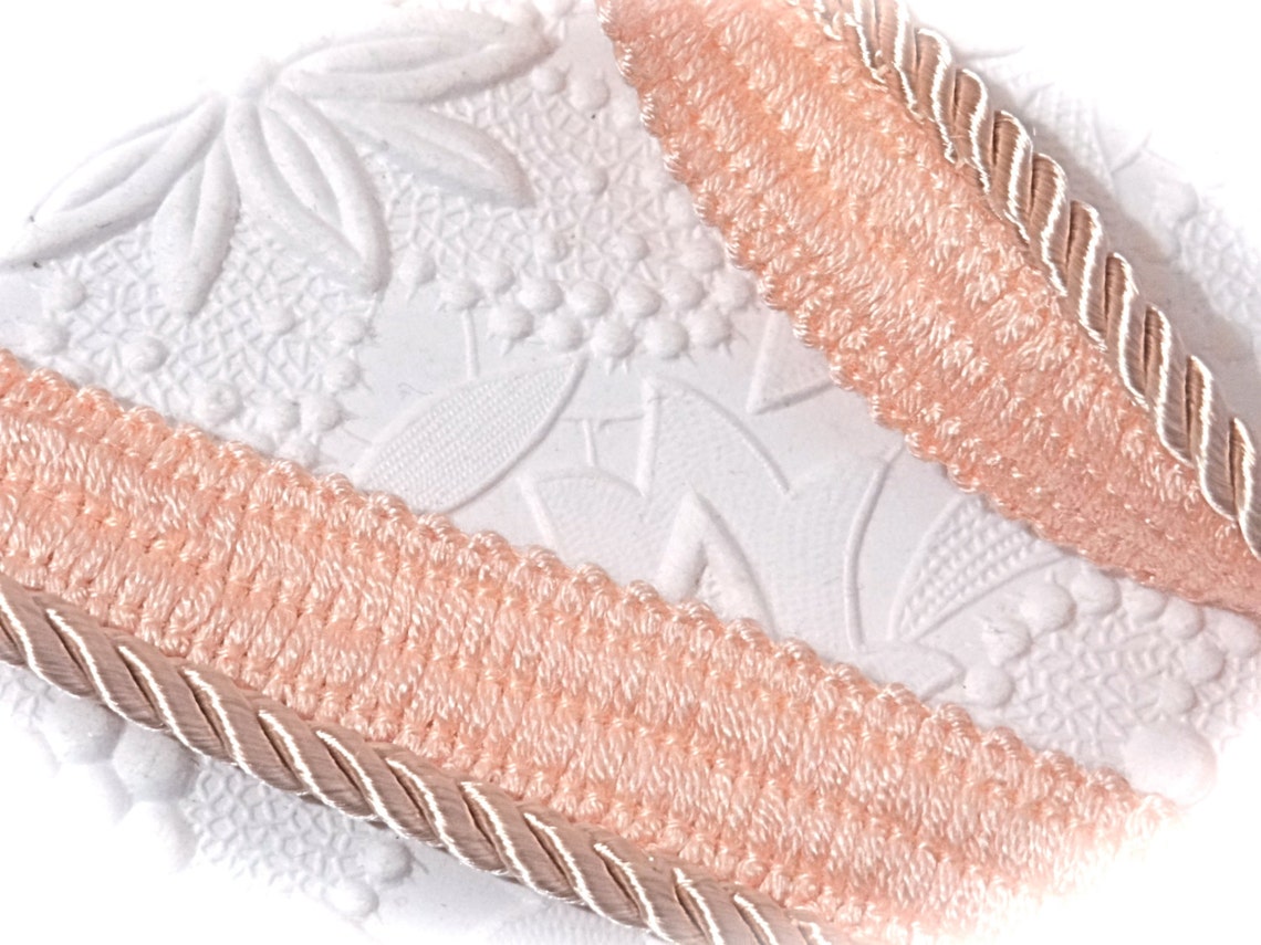 Vintage Peach Lip Cording Sewing Supplies Cording T129 Etsy