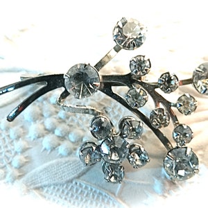 Vintage Rhinestone Pin Costume Jewelry 1950&#39;s Brooches VA-248