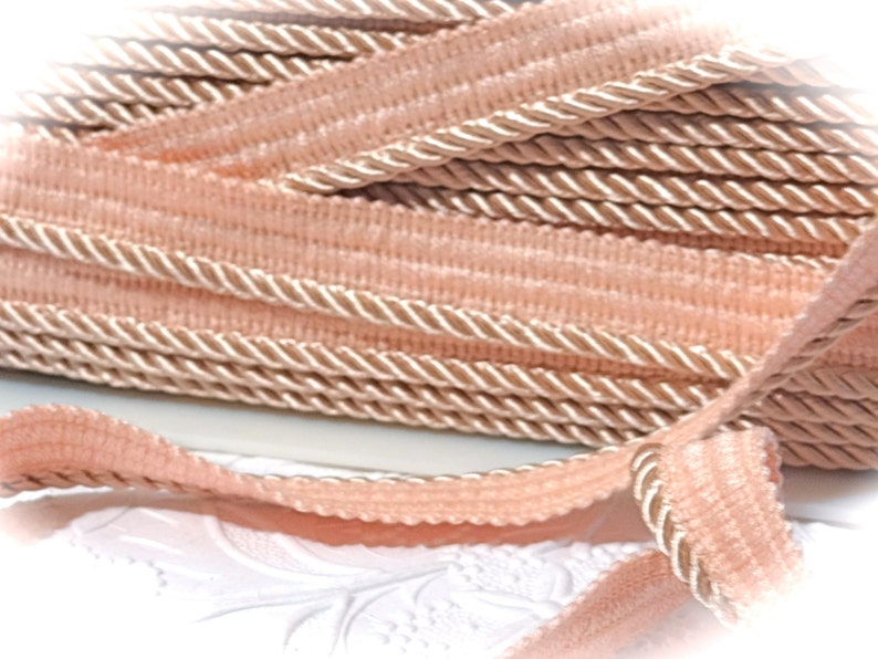Vintage Peach Lip Cording Sewing Supplies Cording T129 Etsy
