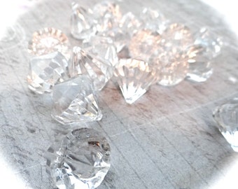 18 Crystal Acrylic Chandelier Tips Beads Home Decor BT-122