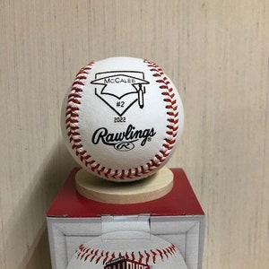 Graduate Senior Engraved Personalized Baseball Gift