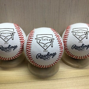 Graduate Senior Engraved Personalized Baseball Gift