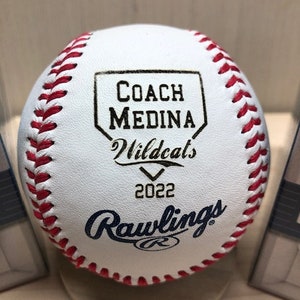 Baseball Coach's Gift Engraved Baseball