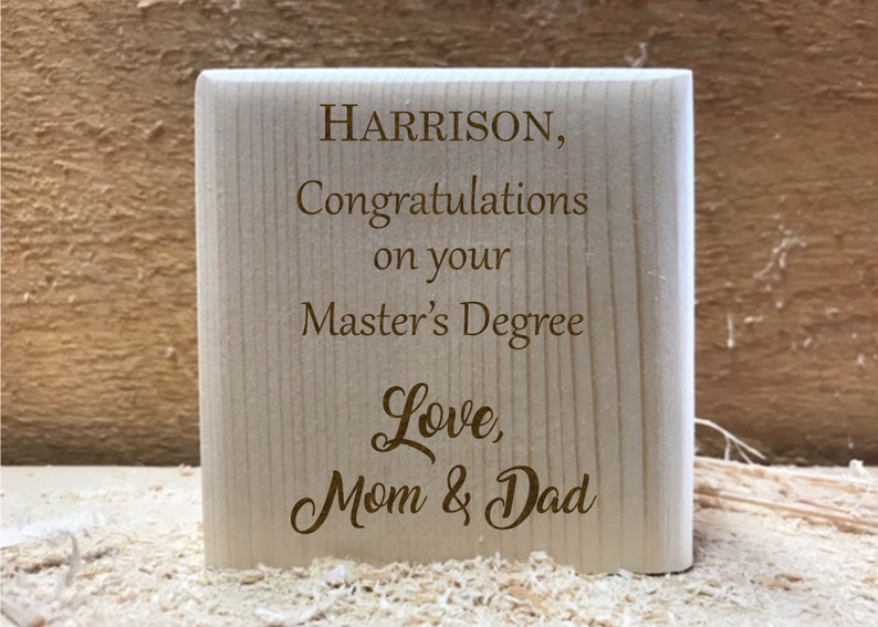 Graduation Block, Inspire. Be the Change. Inspirational Personalized ...