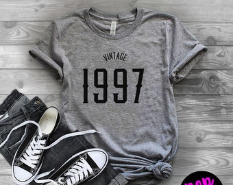 21st Birthday Gift for Her & Him - Vintage 1997 T-Shirt - 21st Birthday Gifts for guys and girls-21st Birthday Shirt-graphic tee-tshirt A159