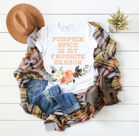 Pumpkin spice is my favorite Season Boyfriend Style Tee