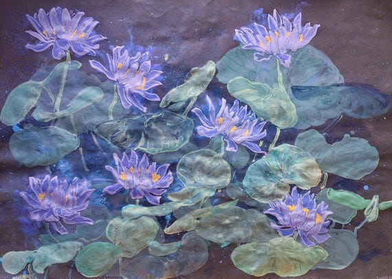 Nymphs Have A Moonlight Swim