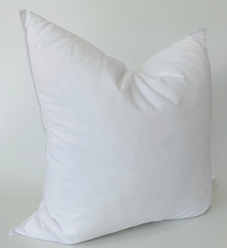 Synthetic Down, Hypoallergenic Faux Down Pillow Insert | Polyester Microfiber Form image 4