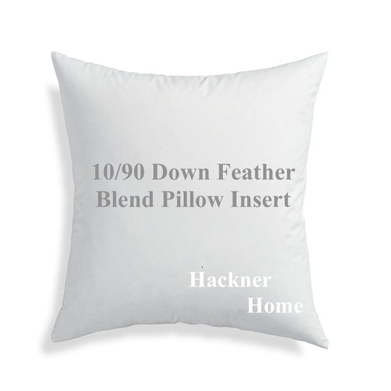 New, Feather And Down Pillow Inserts By Feather Home- 18x18 Square