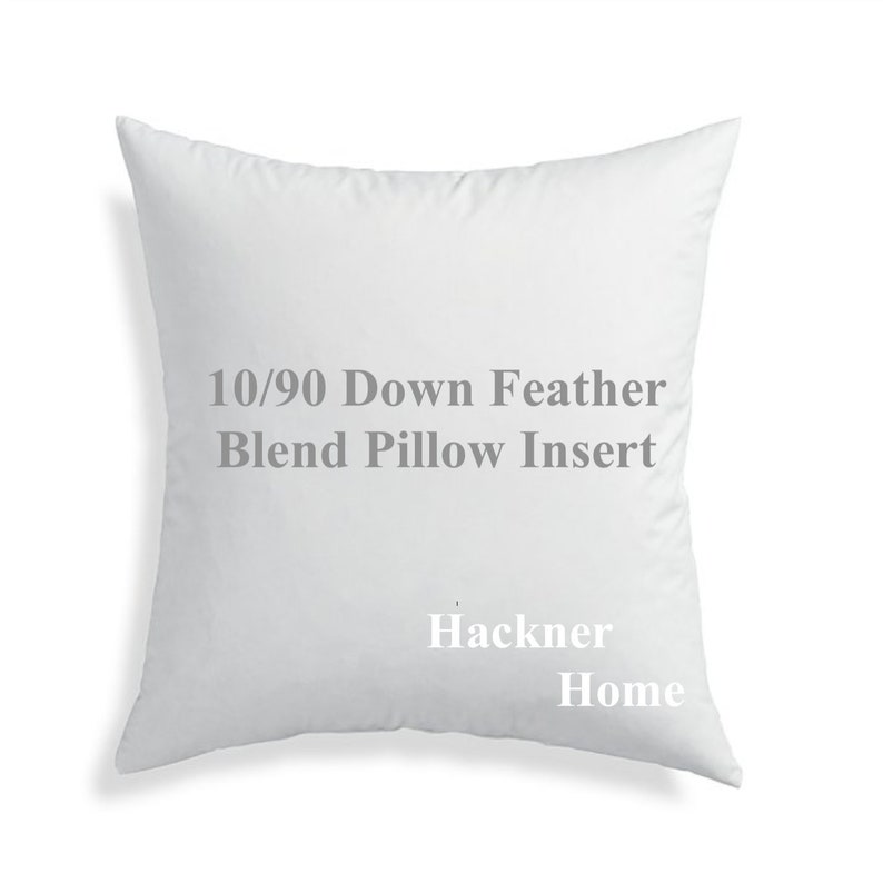 Down Feather Blend Pillow Inserts Down Throw Pillow Insert Etsy