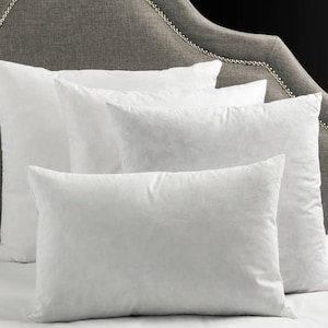 95/5 Down Feather Blend Pillow Inserts, Down Throw Pillow Insert, Pillow Forms, 18x18, 20x20, 26x26, Pillows, Hackner Home image 4