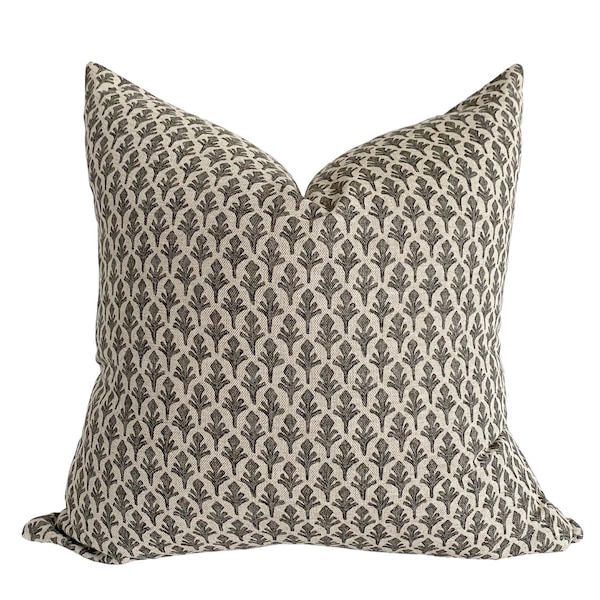 Charcoal Gray Pillow Etsy