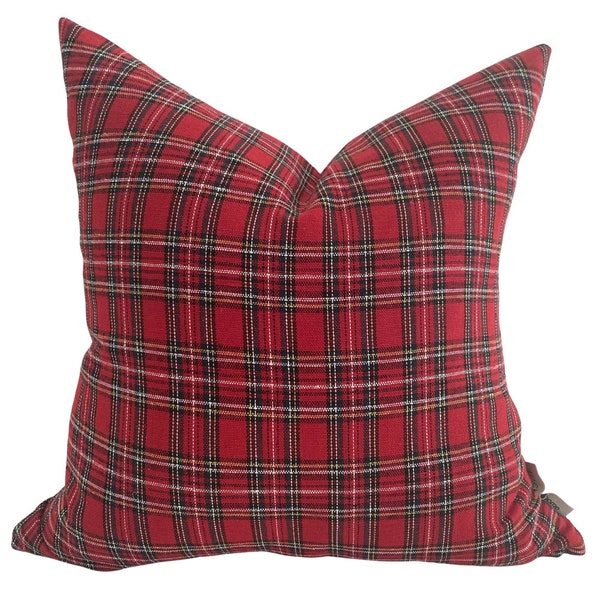 Red Christmas Pillows Etsy