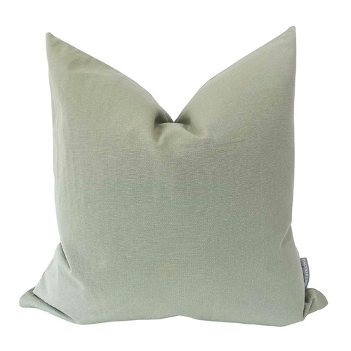 Eucalyptus Green Pillow Cover Pale Green Pillow Solid Etsy