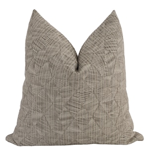 Carmel Coast Outdoor Pillow Cover, Geometric Pillows, Patio Pillows, Outdoor Pillows, Brown Throw Pillows, Throw Pillows, HACKNER HOME