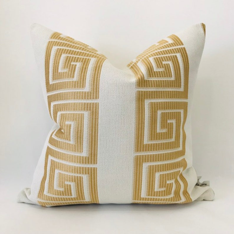 Greek Key Pillow Cover Greek Design Pillow Cover Designer Etsy