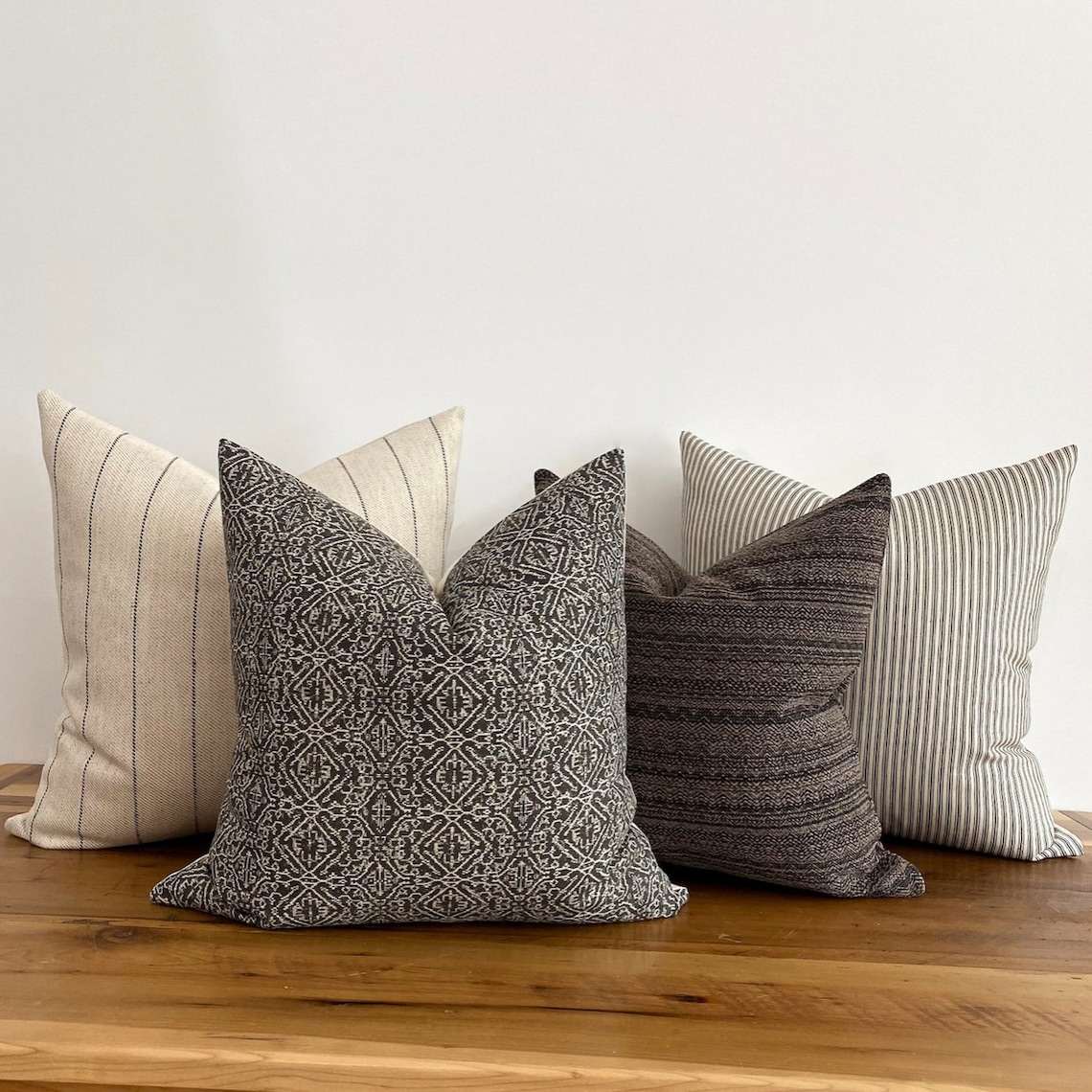 Safari Pillow Grouping Pillow Cover Set Designer Pillow Etsy