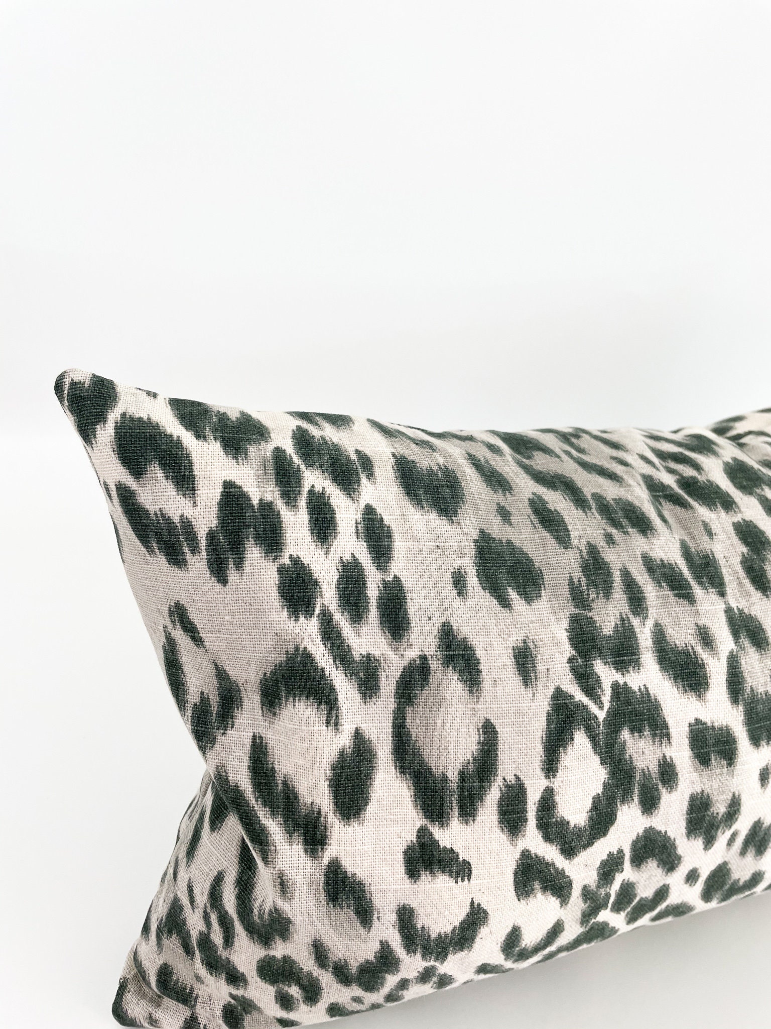 Leopard Gray Pillow Cover Leopard Pillow Cover Gray Pillow Etsy