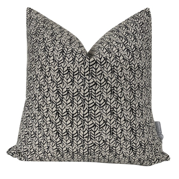 Black Cream Pillows Etsy