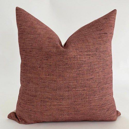 Journee Pillow Cover Brick Red Pillow Wabi Sabi Pillow Etsy