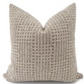 Patchwork Taupe Pillow Cover, Textured Pillow Cover, Decorative Pillows, Tan Pillows, Neutral Pillow Cover, Throw Pillows, HACKNER HOME