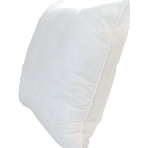 May include: A white pillow with a smooth, soft fabric cover. The pillow is rectangular and has a slightly rounded shape.