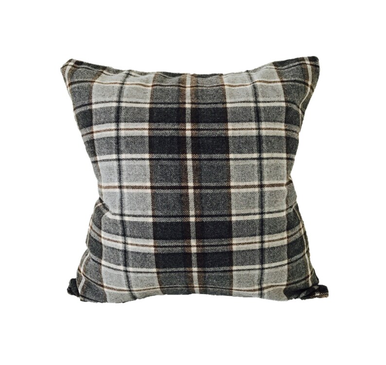 Plaid Pillow Cover Wool Plaid Pillow Cover Tartan Pillow Etsy