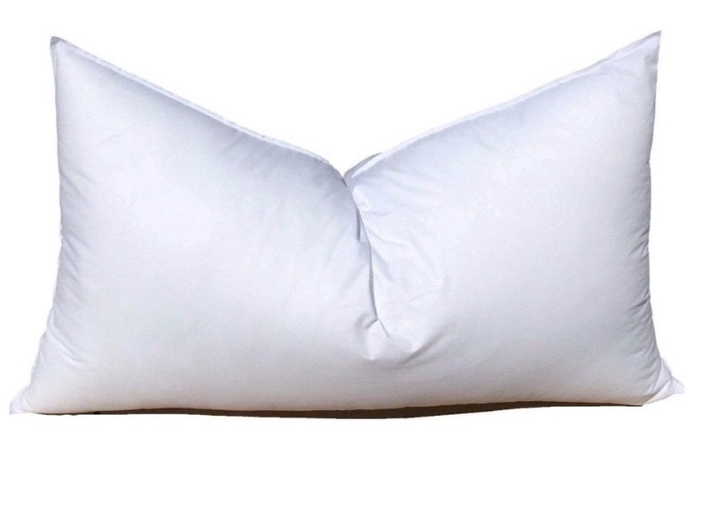 Synthetic Down, Hypoallergenic Faux Down Pillow Insert | Polyester Microfiber Form image 2