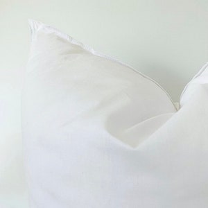Synthetic Down, Hypoallergenic Faux Down Pillow Insert | Polyester Microfiber Form image 3