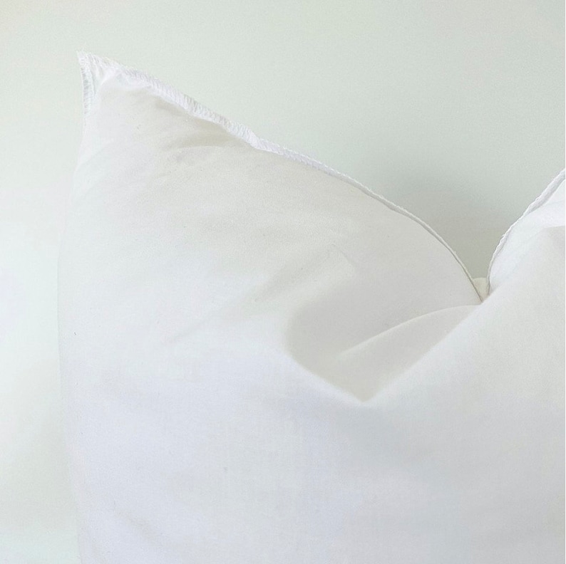 Synthetic Down, Hypoallergenic Faux Down Pillow Insert | Polyester Microfiber Form image 3