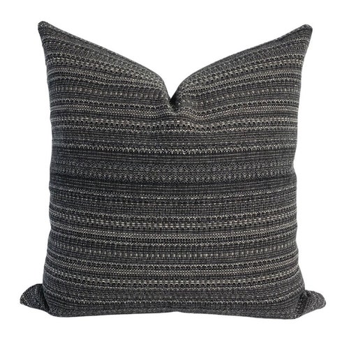 Boho Midnight Pillow Cover Dark Blue Black Pillow Cover Etsy