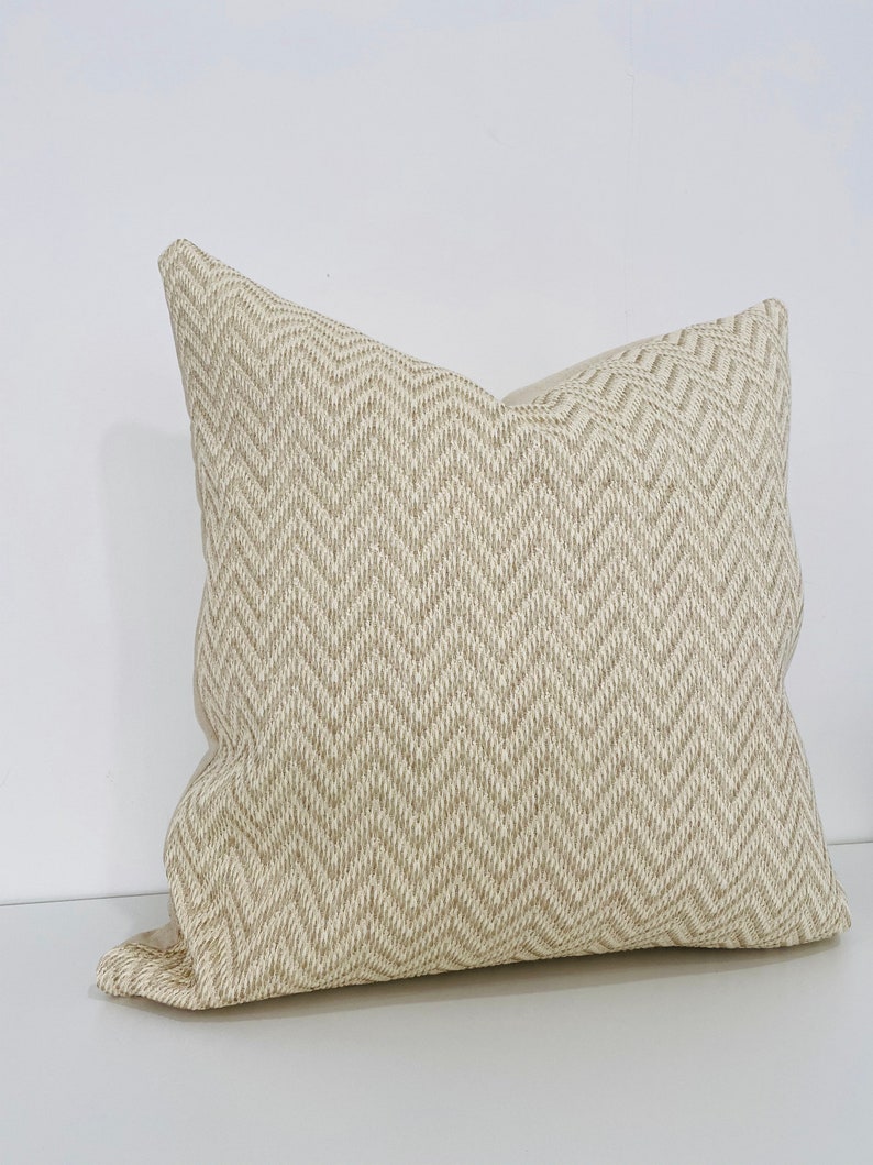 Basketweave Creamy Pillow Cover Neutral Textured Pillow Etsy
